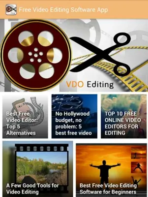 Free Video Editing Software android App screenshot 0